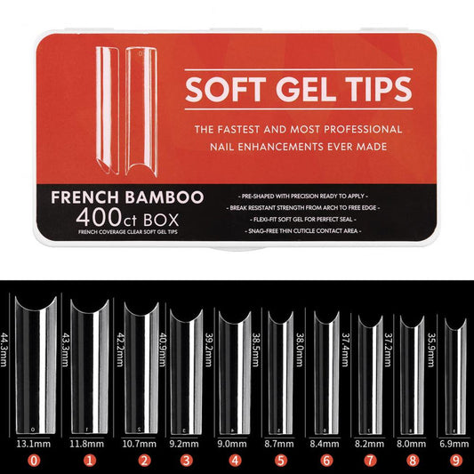 Aplikatori za veštačke nokte-French soft gel tips - Azijashop