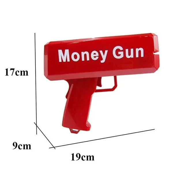  Igračka pištolj za izbacivanje novca, dizajniran za zabavu na žurkama i proslavama. Ova igračka omogućava brzo i sigurno ispaljivanje papirnog novca, stvarajući uzbudljivu atmosferu i podstičući interakciju među učesnicima. Savršena za rođendanske zabave, tematske događaje ili kao atrakcija na okupljanjima, ova igračka donosi smeh i radost, čineći svaki događaj nezaboravnim. Lagan za korišćenje i bezbedan za decu, idealan je dodatak za svaku proslavu.